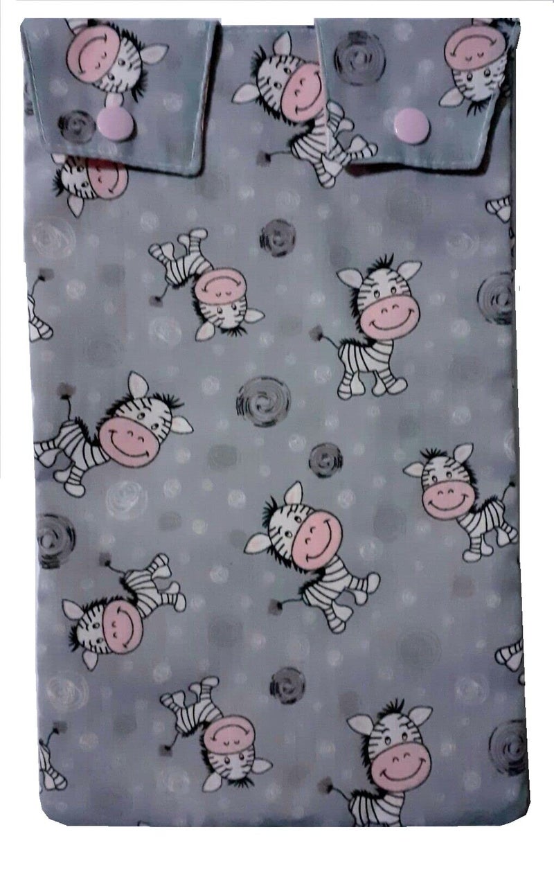 Catheter Leg Bag Holder. Cover. Cute Zebras.